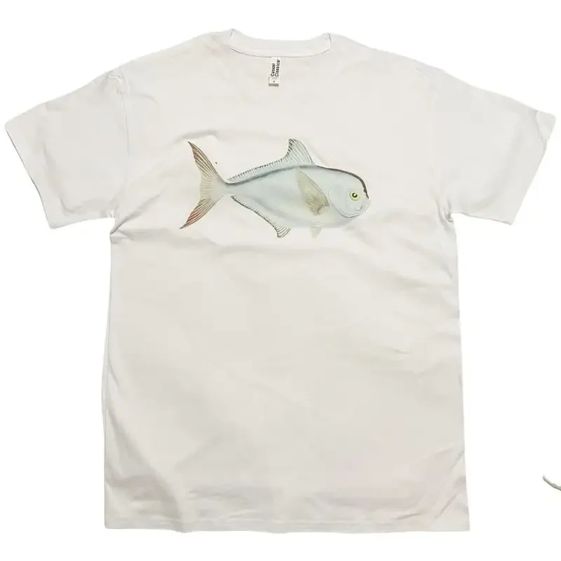 Frank Edward Clarke Blue Fish T Shirt for Nature Lovers and Fisherman
