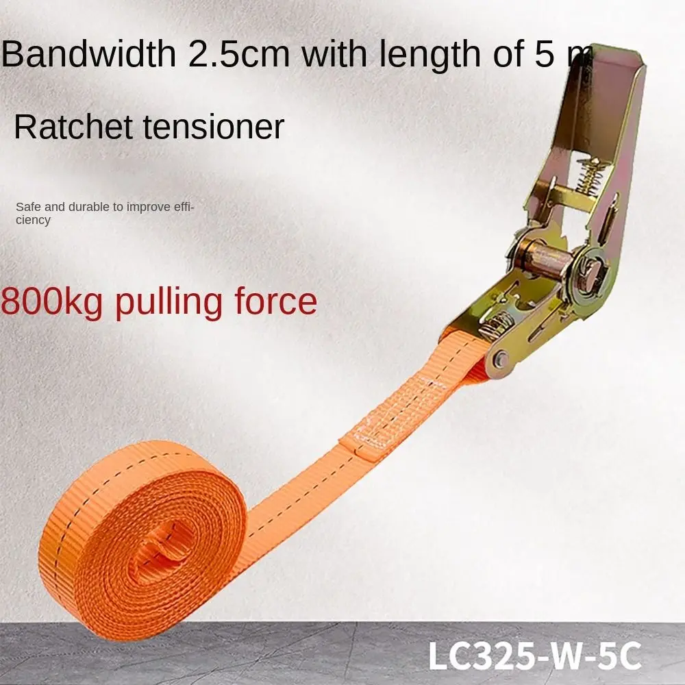 

Heavy Duty Ratchet Strap Useful 25 38 50mm*2 5 10m with Claws Tie-Downs Car Parts Rope Tightener Cargo Lashing