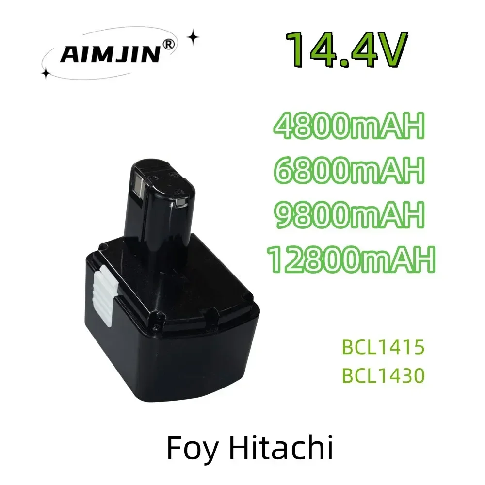 14.4V 4.8/6.8/9.8/12.8Ah Rechargeable Battery For Hitachi EB1414S EB14B EB1412S 324367 EB14S DS14DL DV14DL CJ14DL DS14DVF3 NI-cd