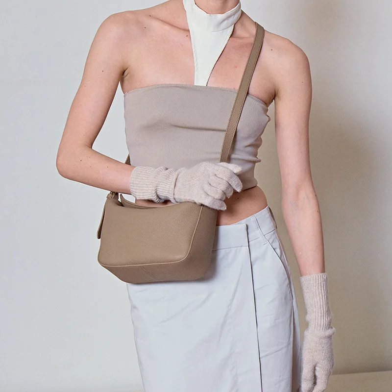 

New Women's Tote Bag Genuine Cowhide Leather Stylish Shoulder & Underarm Crossbody Bag Casual Daily Purse Commuter Accessory