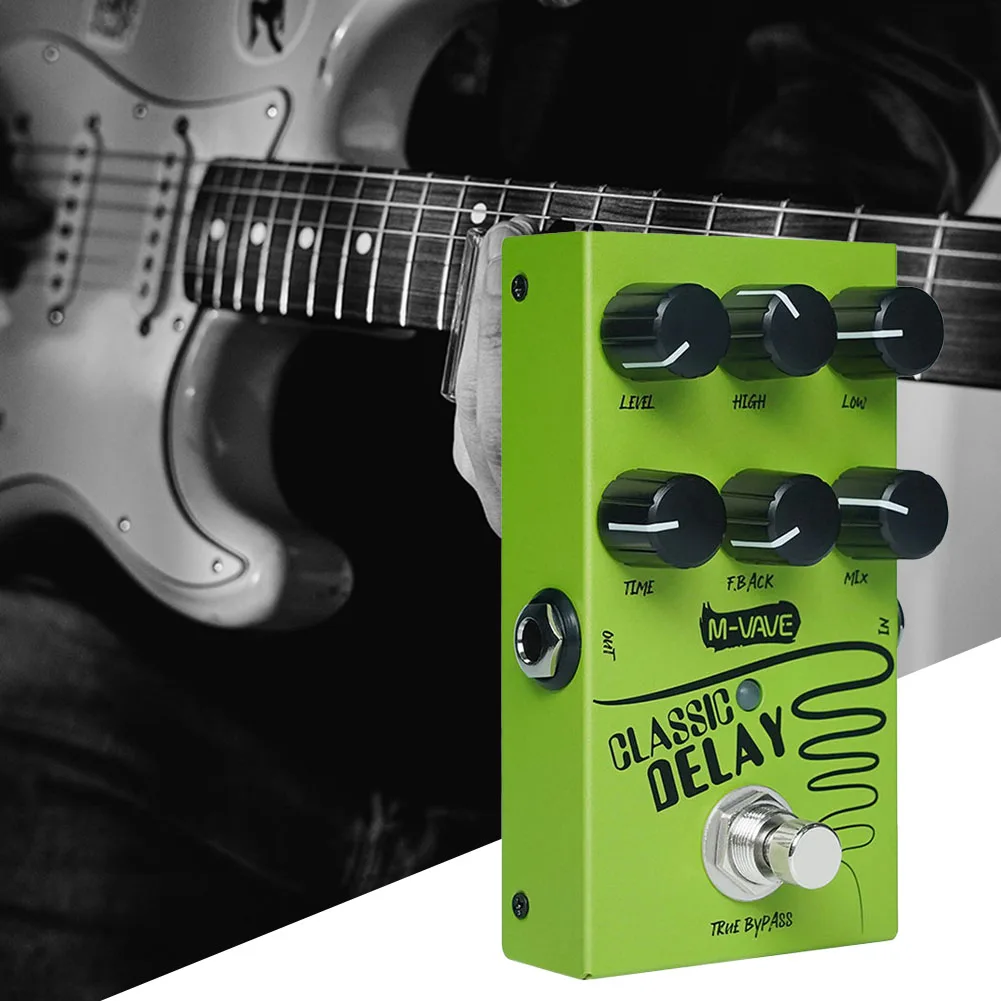

Ambient Soundscapes 114*68*47mm Classic Delay Effects Pure Analog Circuit Design Stylish Metallic Finish Live Music Performance