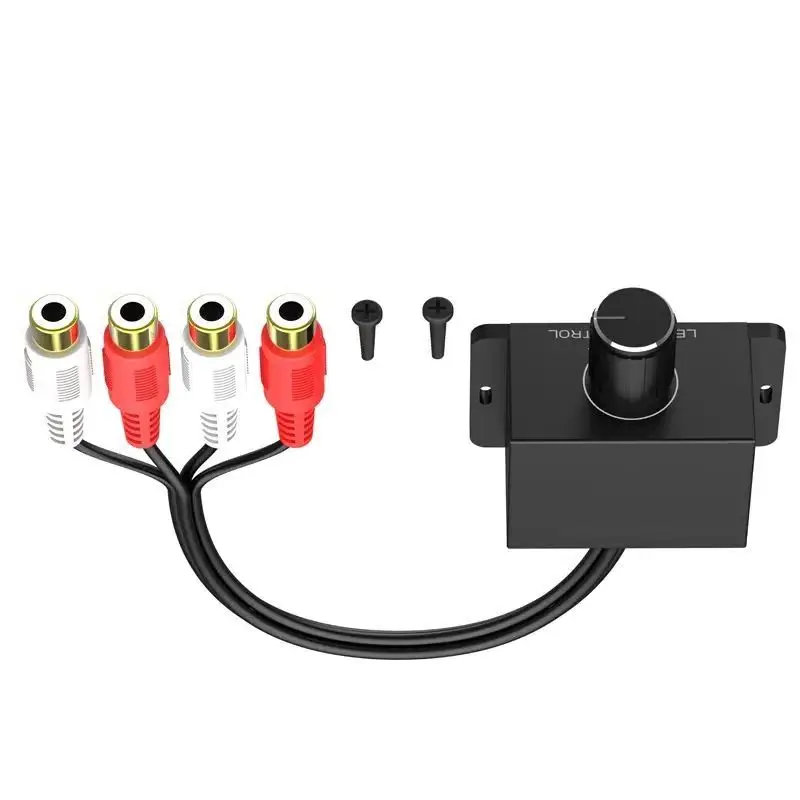 Durable Car Speaker Amplifier Bass RCA Level Remote Volume Control Knob LC-1 Universal Amplifier Volume Regulator