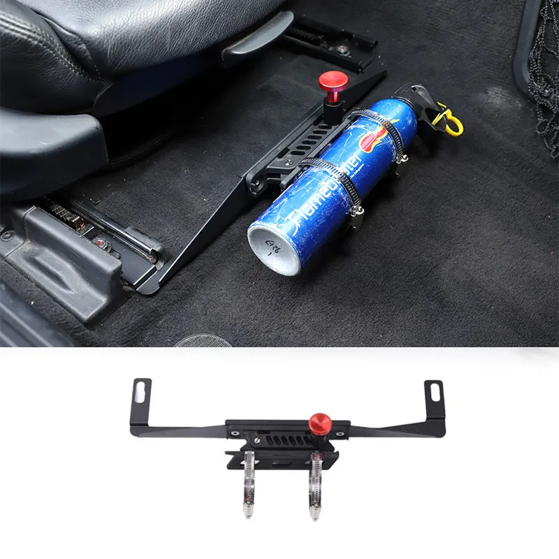 

For BMW 6 Series E63 E64 2004-2009 Aluminum Alloy Front Passenger Seat Fire Extinguisher Bracket Car Modification Accessories