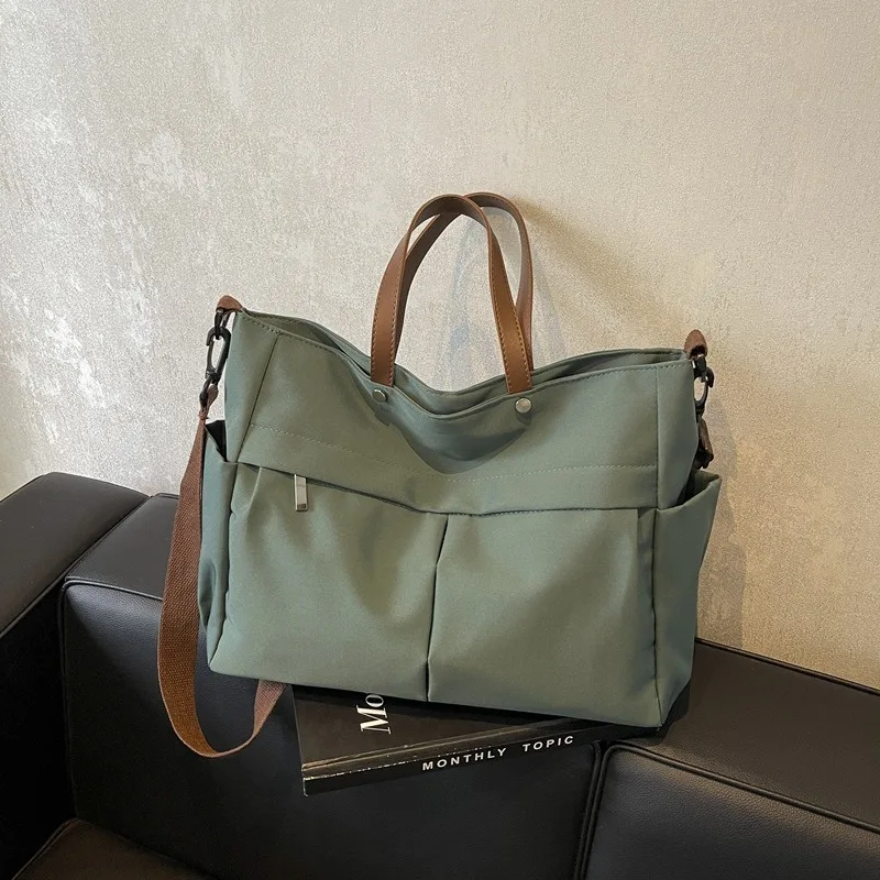 

New Nylon Single-Shoulder Bag, Simple and Fashionable Tote, Women's Crossbody Large-Capacity Handbag, Popular Tote Bag
