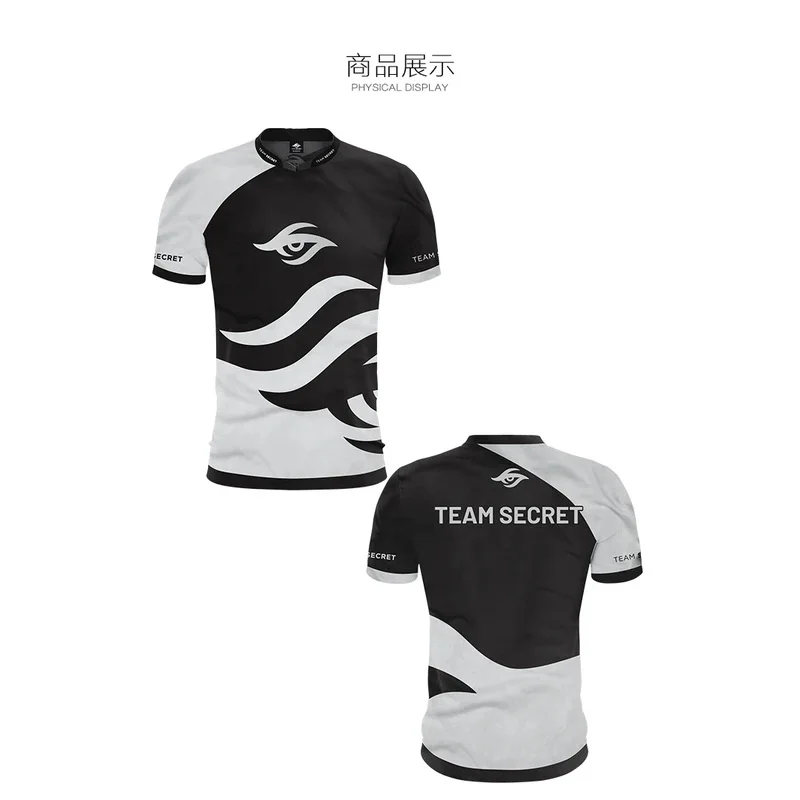 دوتا 2 TeamSecret الفانيلة مخصصة اسم التي شيرت فريق سر جيرسي الرجال النساء تي شيرت مخصص معرف تي شيرت أعلى