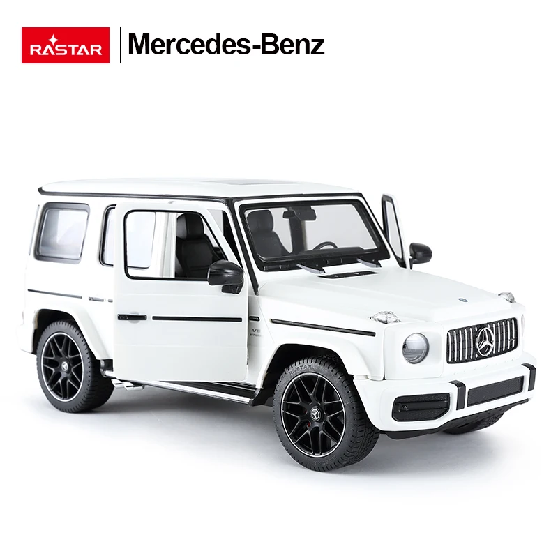 Rastar R/c 1:14 Mercedes-Benz Amg G63 Off-Road Car Model Car Authentic Car Gift for Adults Men's Gifts (Black/white/red/yellow)