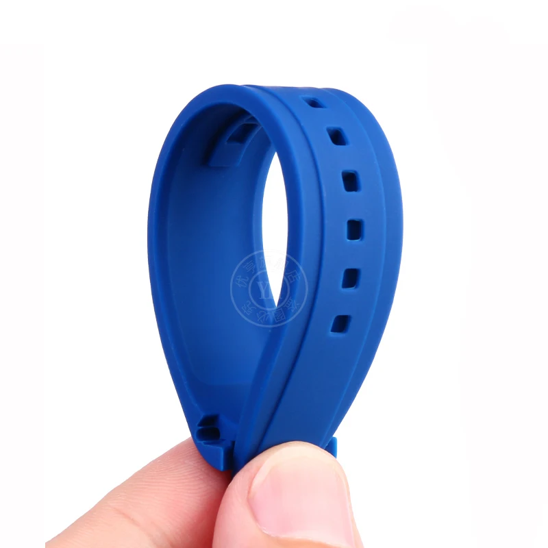 Curved End Rubber Watchband For Casio Swordfish Seiko Tissot Omega Waterproof Silicone Sport Watch Band Bracelet Strap 20 22mm