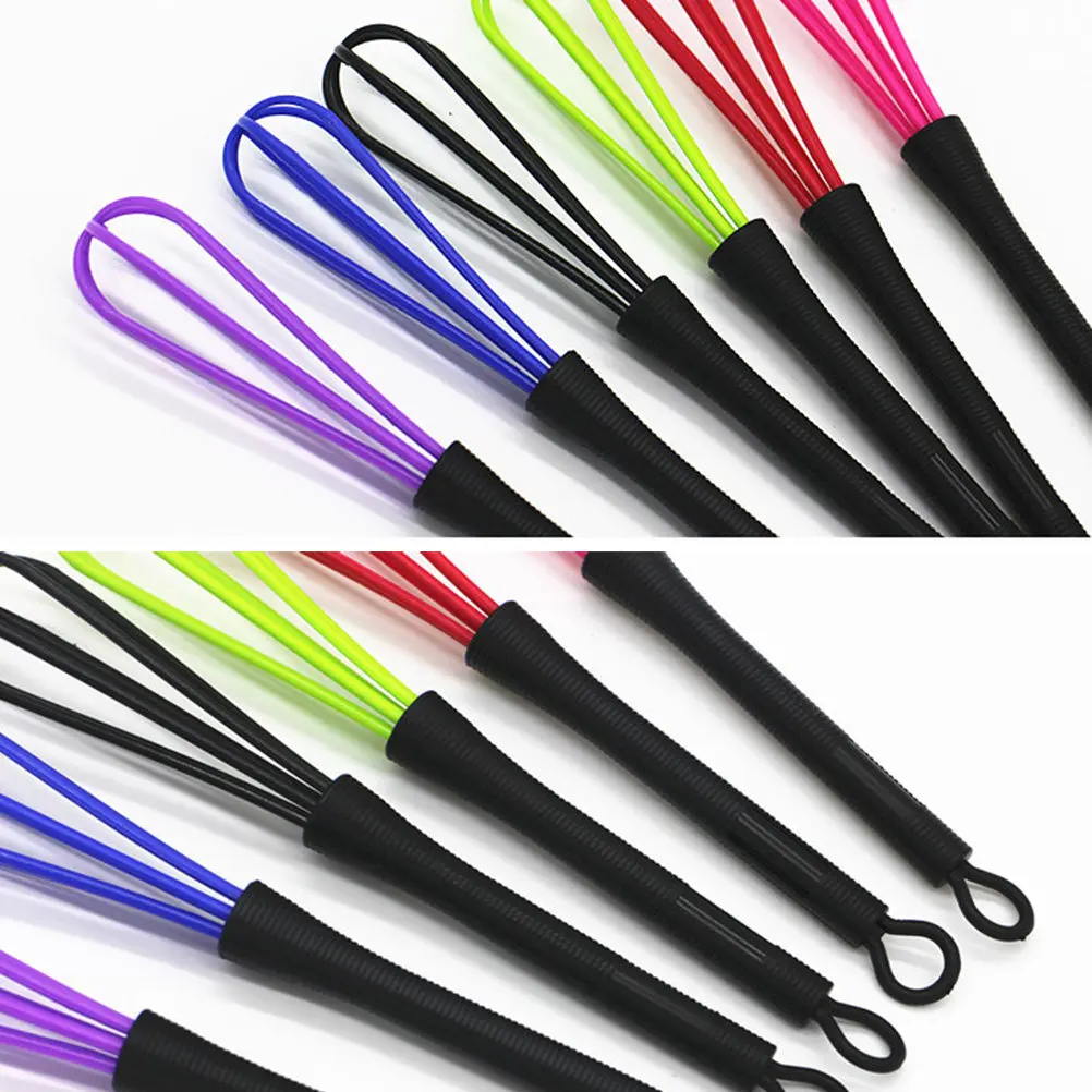

6Pcs Hair Dye Stirrer Cream Mixer Fully Integrate Liquid Simple to Use Salon Barber Tool Blue Purple Pink Black Red Green