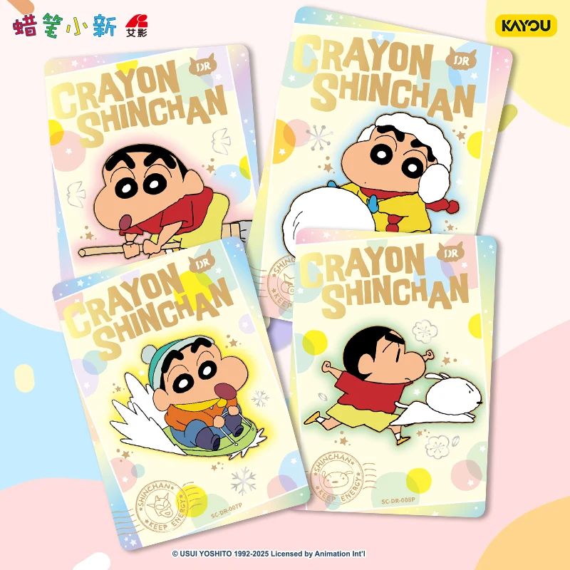 

Kayou Genuine Crayon Shin-chan Cards - Shin-chan Classic Collection Cards Genki Pack 2nd Series Official Collectible Cards