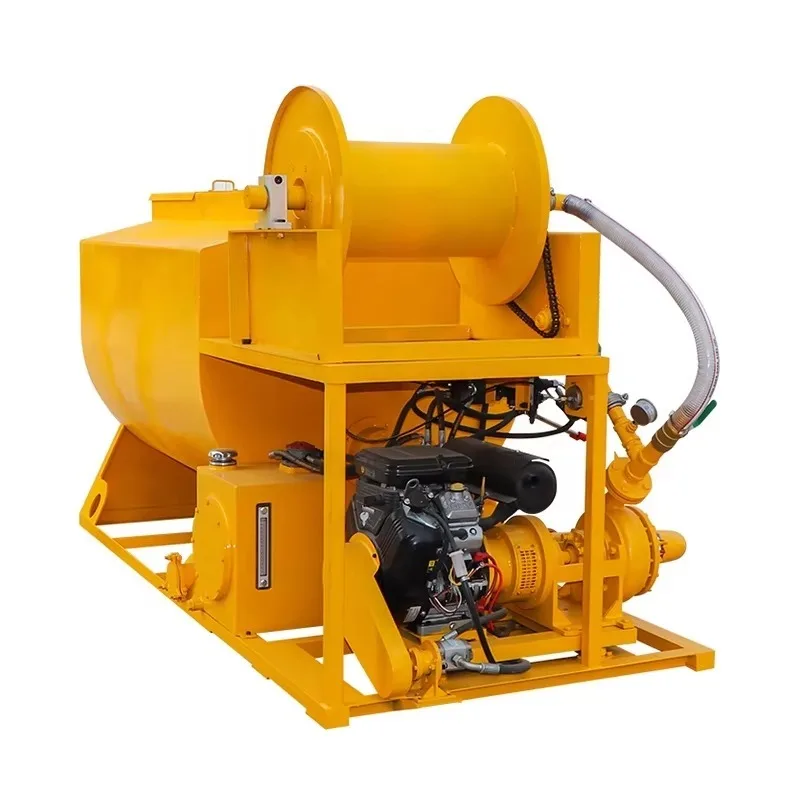Portable Hydroseeding Equipment Compact Soil Seeding Spraying Machine For Small Area Garden And Greening Construction