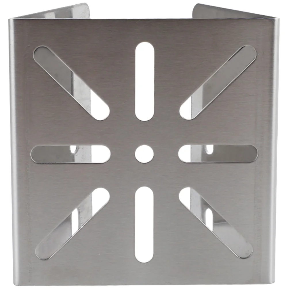 Stainless Steel Pole Mount Bracket for CCTV Cameras with Adapter Plate Compatible with Industry Standard Mounting