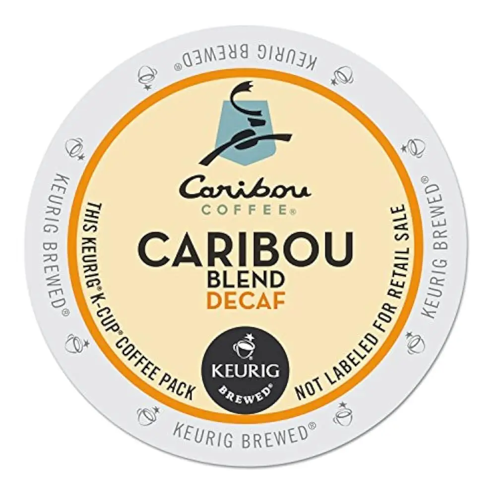 

6995Ct Caribou Blend Decaf Coffee K-Cups, 96/Carton