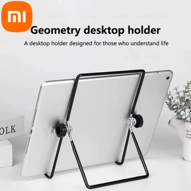 XIAOMI Foldable Adjustable Phone Tablet Stand Desktop Holder Adjustable Desk Support Flexible Metal triangle bracket Phone Stand
