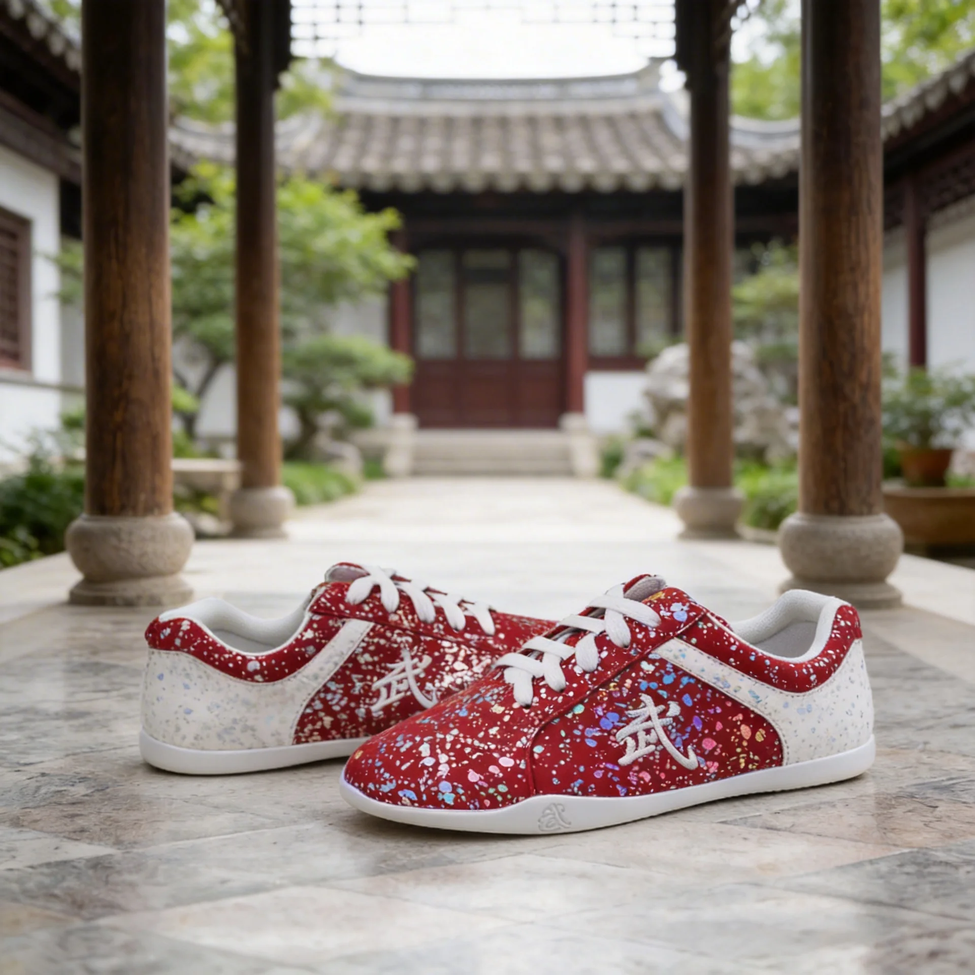 Kampfkunst-Schuhe Taolu-Schuhe Wushu-Schuhe Chinesische Kungfu-Schuhe CCWushu Taichi Taiji Nanquan Changquan Schuhe – Detail 18