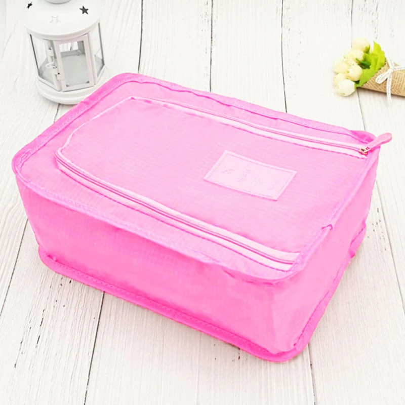 6 Colors Multi Function Portable Travel Storage Bags Toiletry Cosmetic Makeup Pouch Case Organizer Travel Shoes Bags Storage Bag