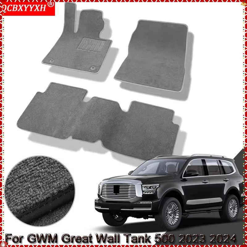 

Custom Car Floor Mats Waterproof Non-Slip Floor Mats Internal Protection Carpets Rugs Fit For GWM Great Wall Tank 500 2023 2024