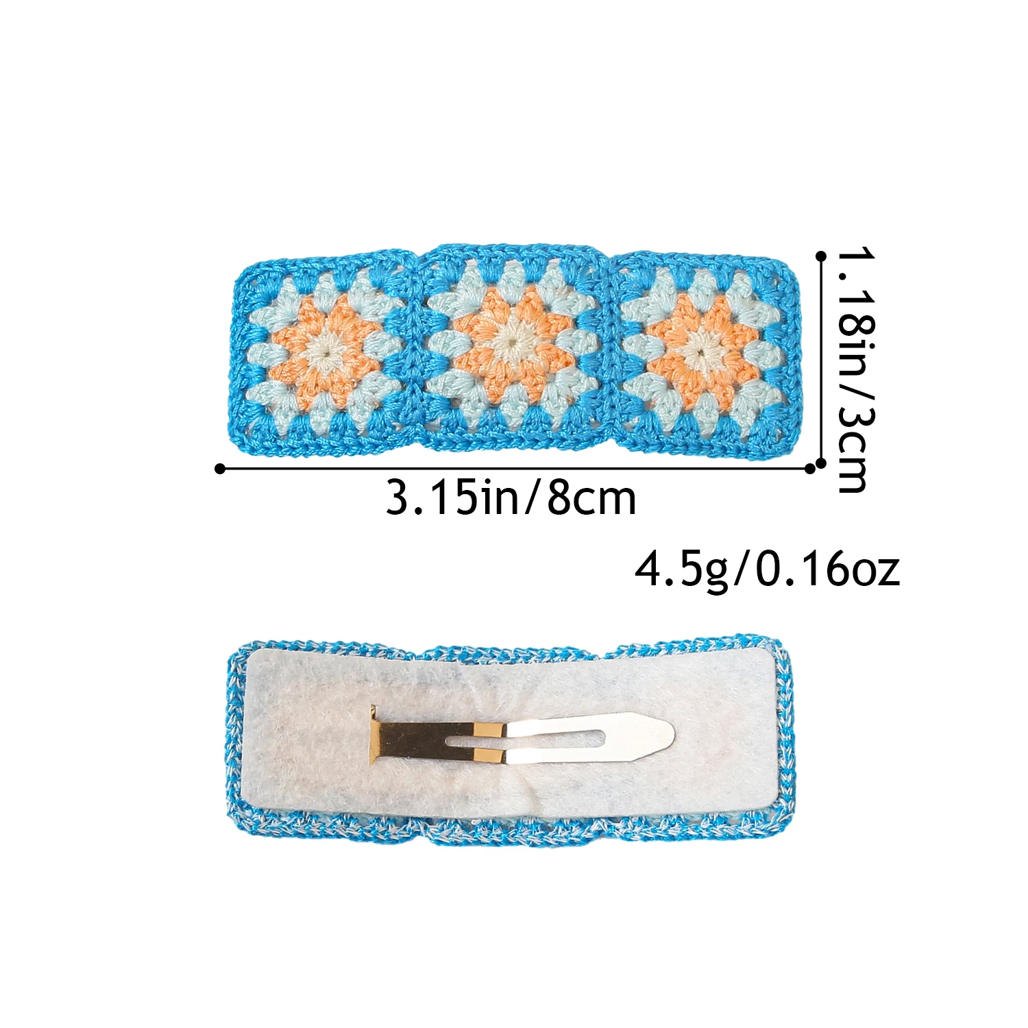 5/10 pçs estilo de cor aleatória bordado flor bb clipe para meninas doce macio grampos de cabelo para crianças feminino acessórios de cabelo diários