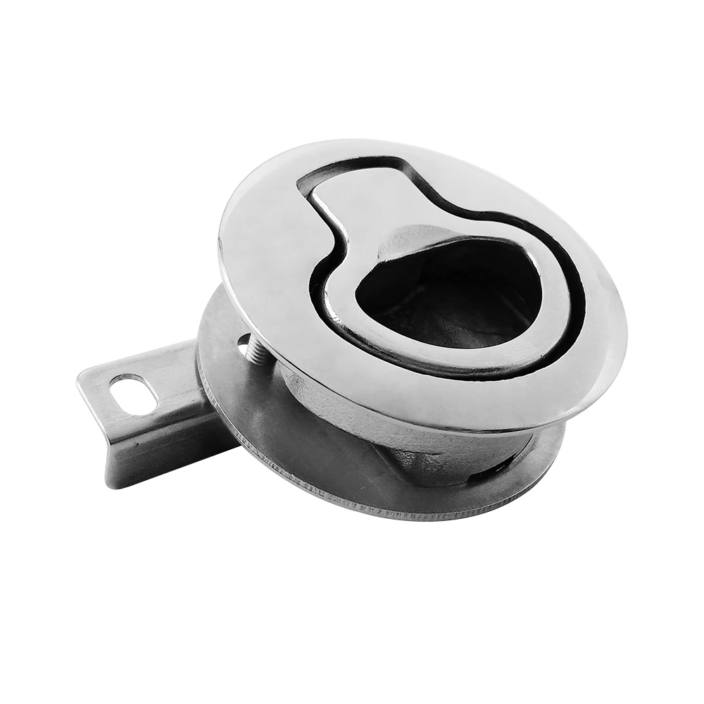 2 "فلوش سحب سلام مزلاج للقارب البحرية سطح السفينة فتحة الباب تحول قفل 316 الفولاذ المقاوم للصدأ الأجهزة البحرية