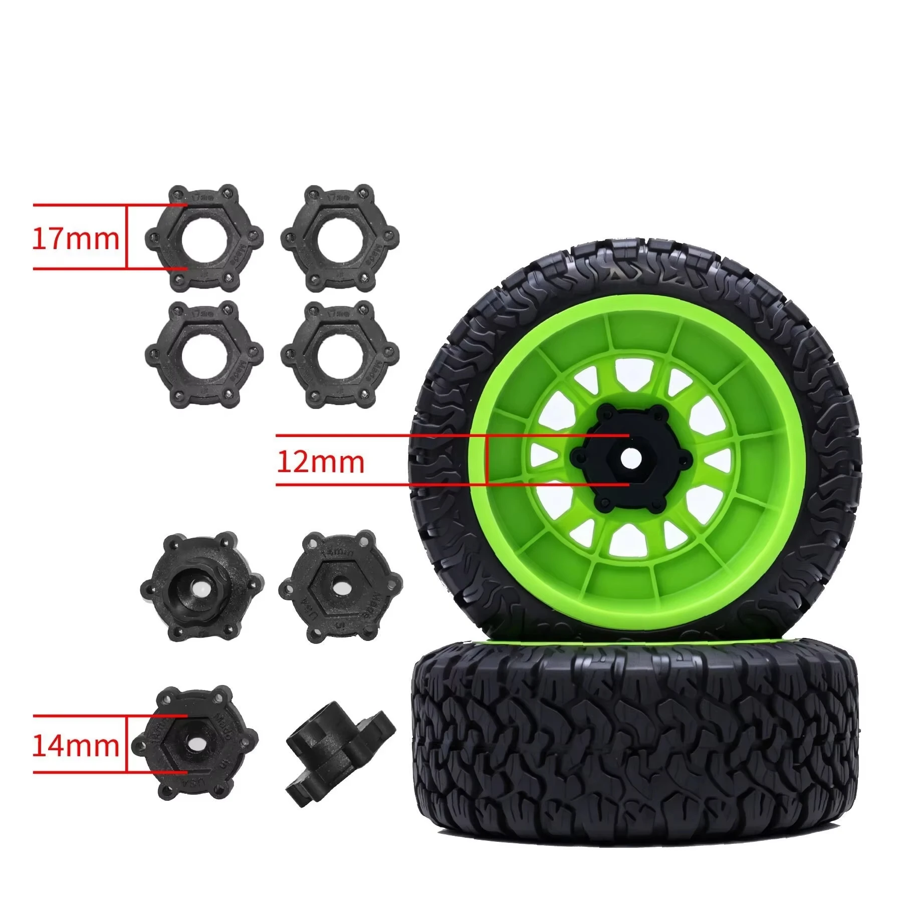 مجموعة إطارات وعجلات للطرق الو - مراجعة Rc Remo Hobby وسعره