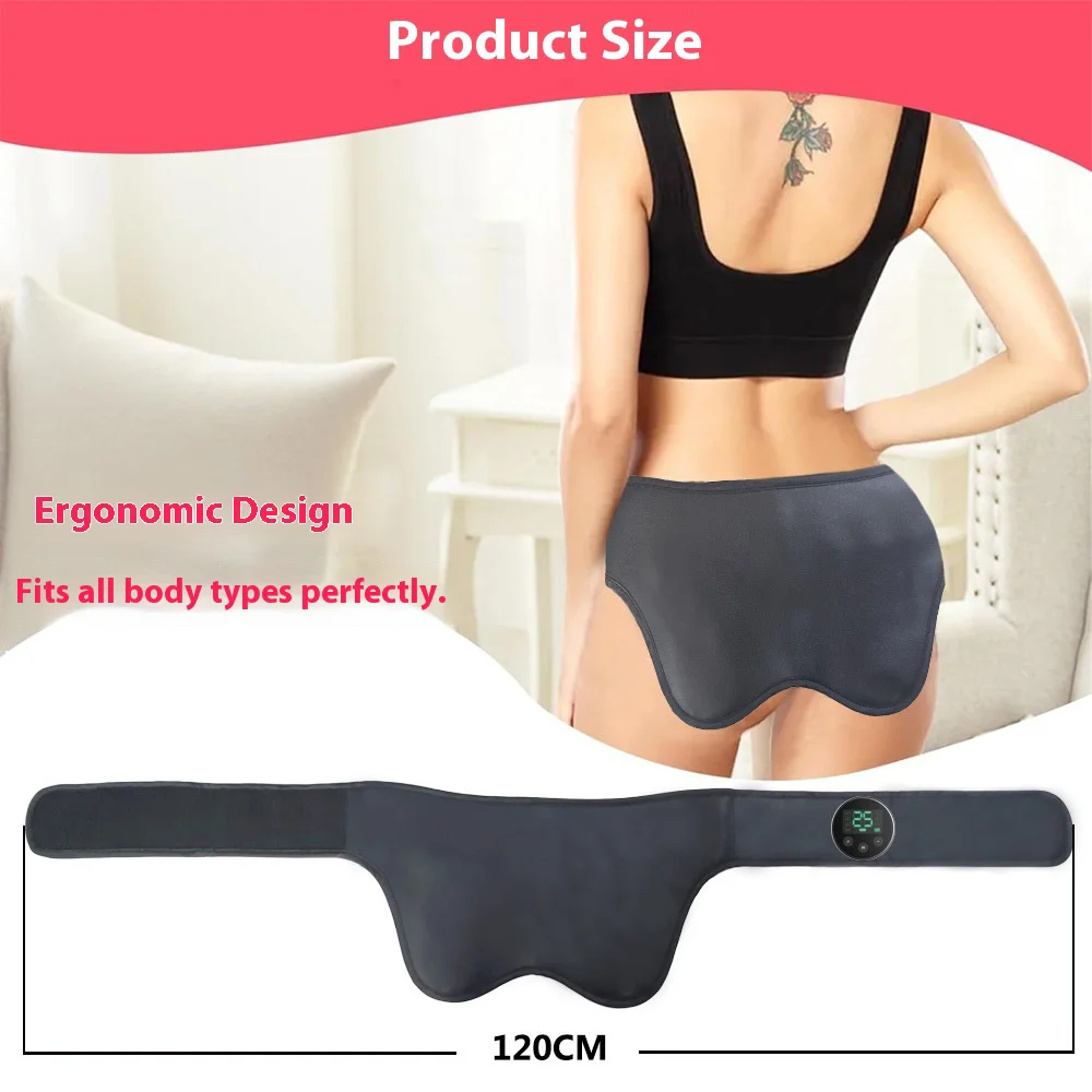 Massaggiatore per il sollevamento del sedere Ems 8 modalità Stimolatore muscolare a 25 livelli per la tonificazione della modellatura dei glutei, design ergonomico con display HD