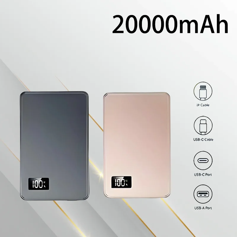 

22.5W Fast Charging Magnetic Wireless Power Bank 10000mAh Portable Emergency Charger for Outdoor Travel Camping Daily Devices