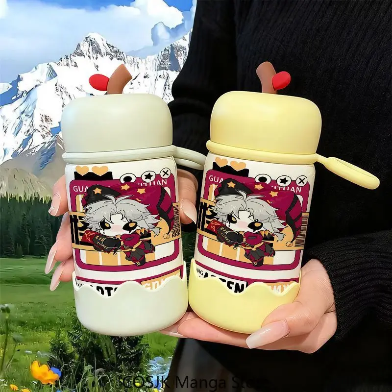 Anime The Freak Circus Mini Thermos Cup 316 Stainless Steel Water Bottle With Handle Portable Travel Mug For Students view 5