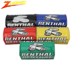For Renthal Motorcycle Dirt Pit Bike Squre Cushion Crossbar Foam Chest Pad 1-1/8 For HONDA YAMAHA Motocross Handlebar Bar Pad