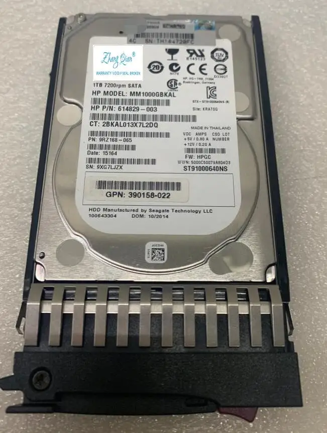 For 626162-001 1TB 7.2K SATA 2.5 625609-B21 G6G7