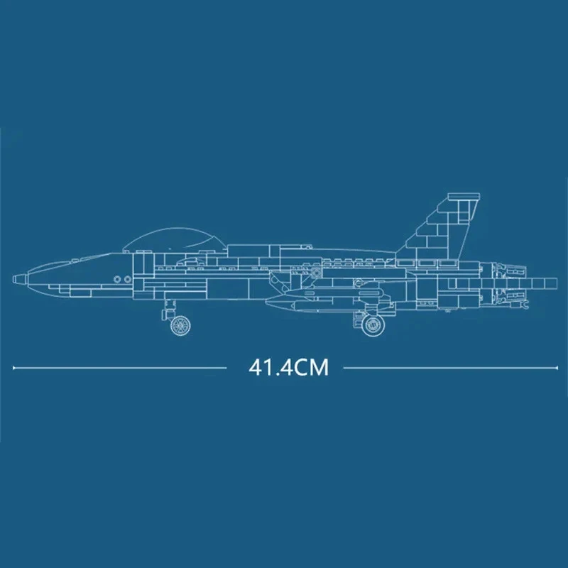 Sluban F/A-18E Armed Helicopter Building Blocks Military Series Super Aircraft Plane War Weapon Model Bricks Toys For Kids Boys