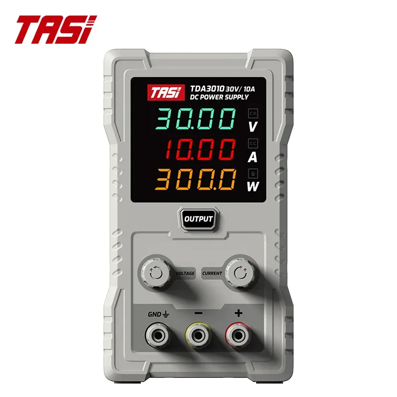 

For Sea Shipping, CustomizedTASI TDA3010 30V 10A DC Laboratory Bench Power Supply Voltage Regulator Stabilizer with 110V Input V