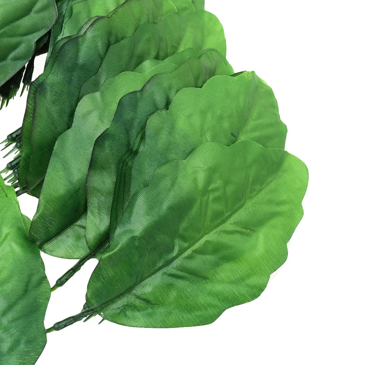 

100Pcs Artificial Plant Leaves Light Green Sunflower Realistic Decorative Fake Leaves for Home Party Indoor Flower Arrangement