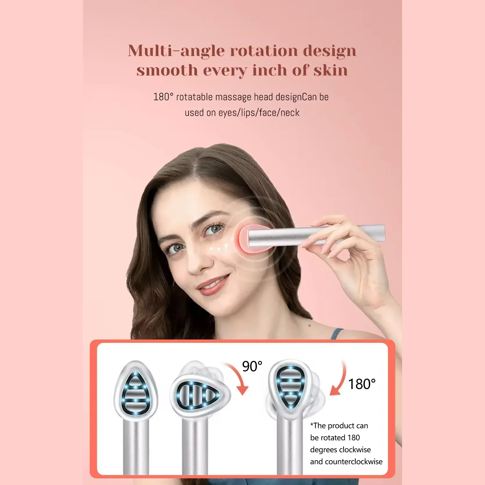 7-Color LED Eye Beauty Device Micro-current Facial Lifting Firming Massager Vibration Massage Remove Dark Circles Eye Bag