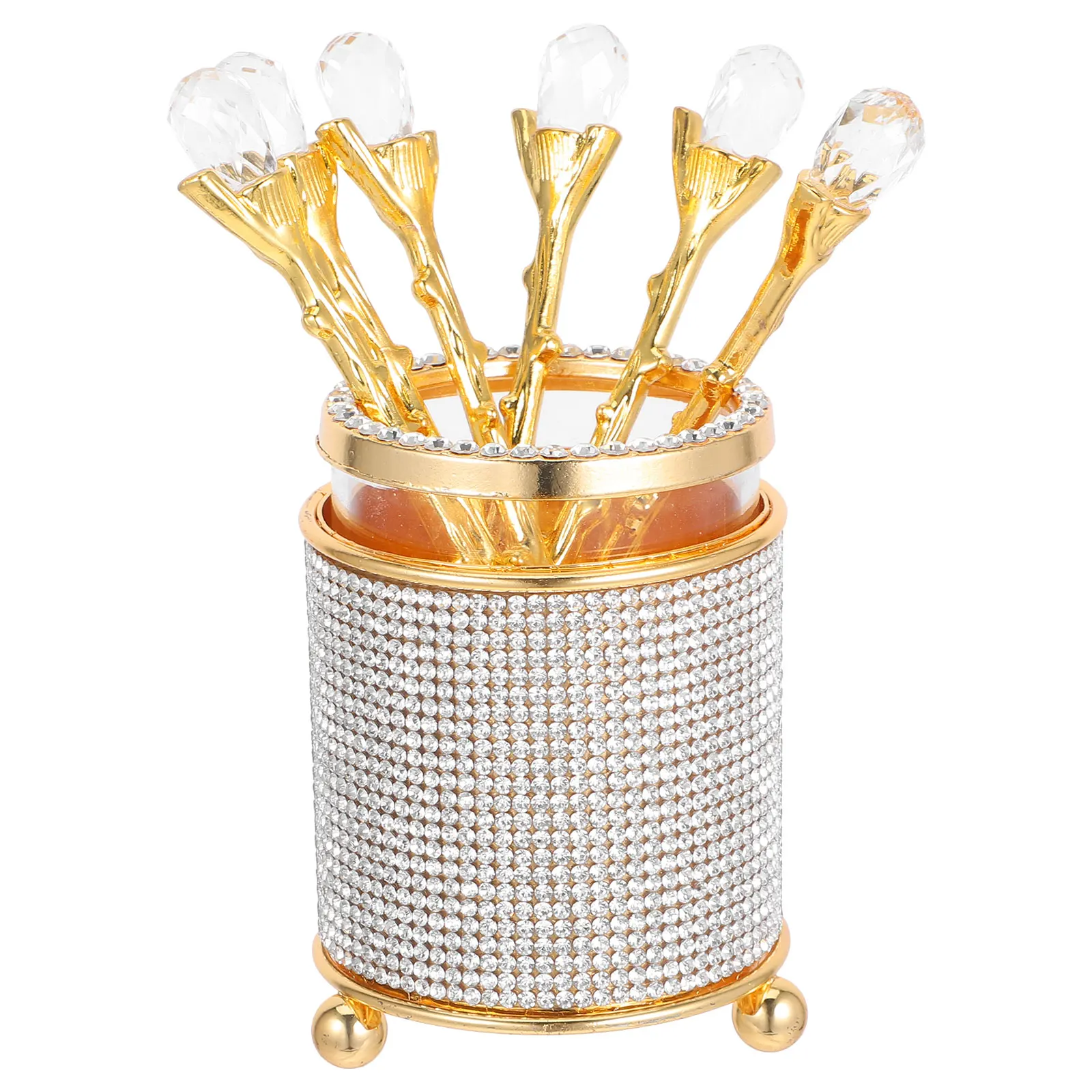 

Coffee Spoon Condiment Dessert Spoons Cake Fruit Mini Dinner Holder Zinc Alloy Decorative