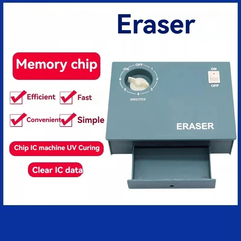 Easy-to-use eraser, equipped with multiple UV-curing IC chip data erasure machines, a highly efficient cleaning tool.