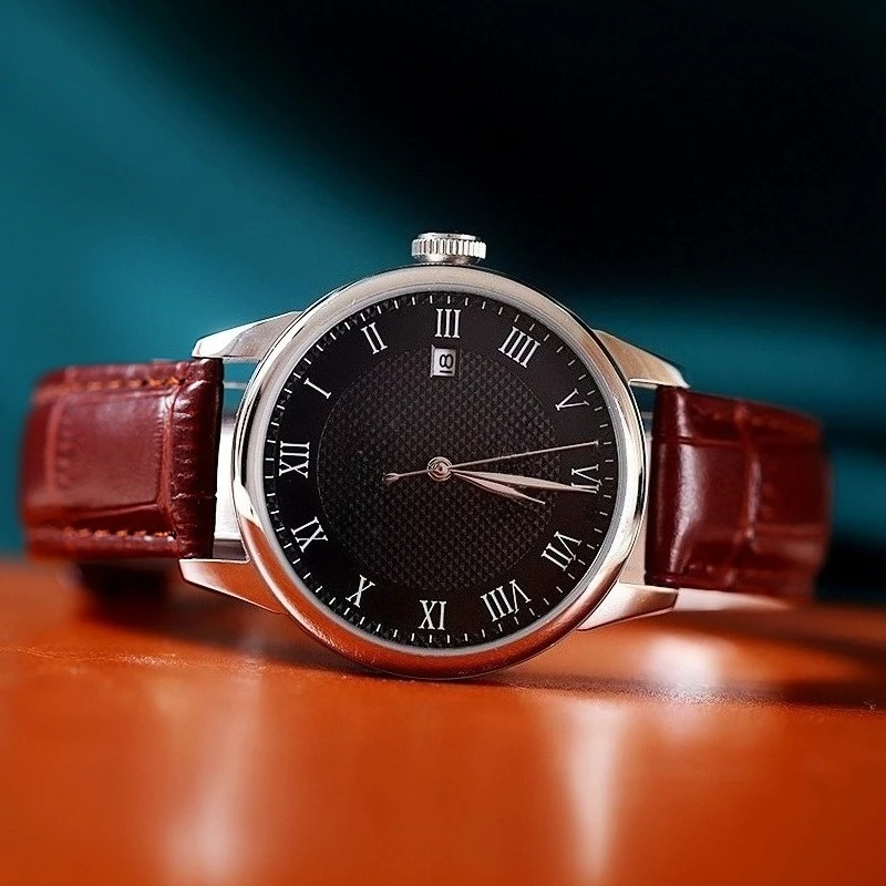 جديد قمة العلامة التجارية الفاخرة الكوارتز ساعات المعصم الرجال موضة عادية جلدية عالية الجودة حزام مقاوم للماء مصمم رجل الساعات 2025