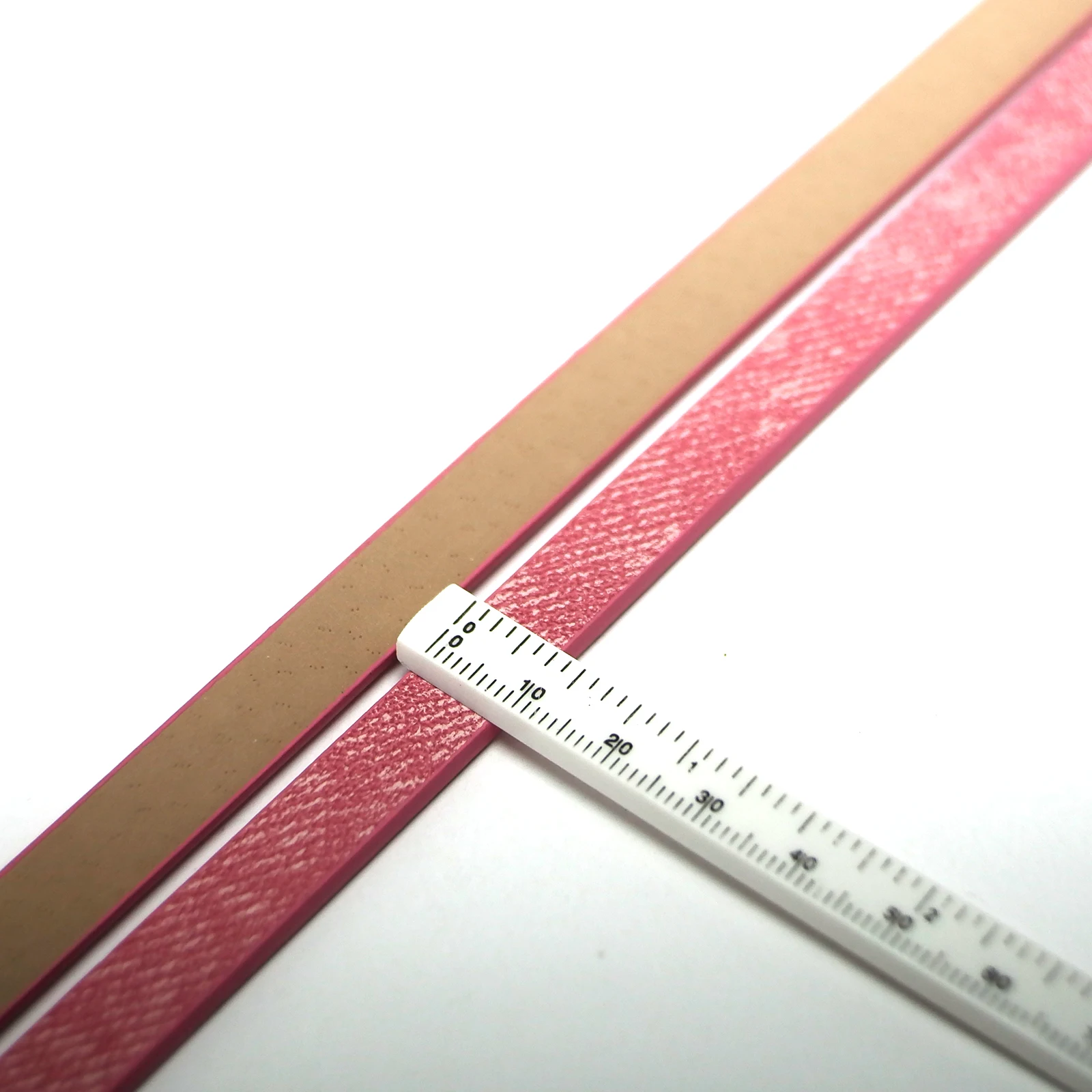 1.15meter Watermelon Red Denim Pattern Leather Cord,10mm Leather Strip,Leather Belt Bag Handle,Waist Chain, Bracelet Making