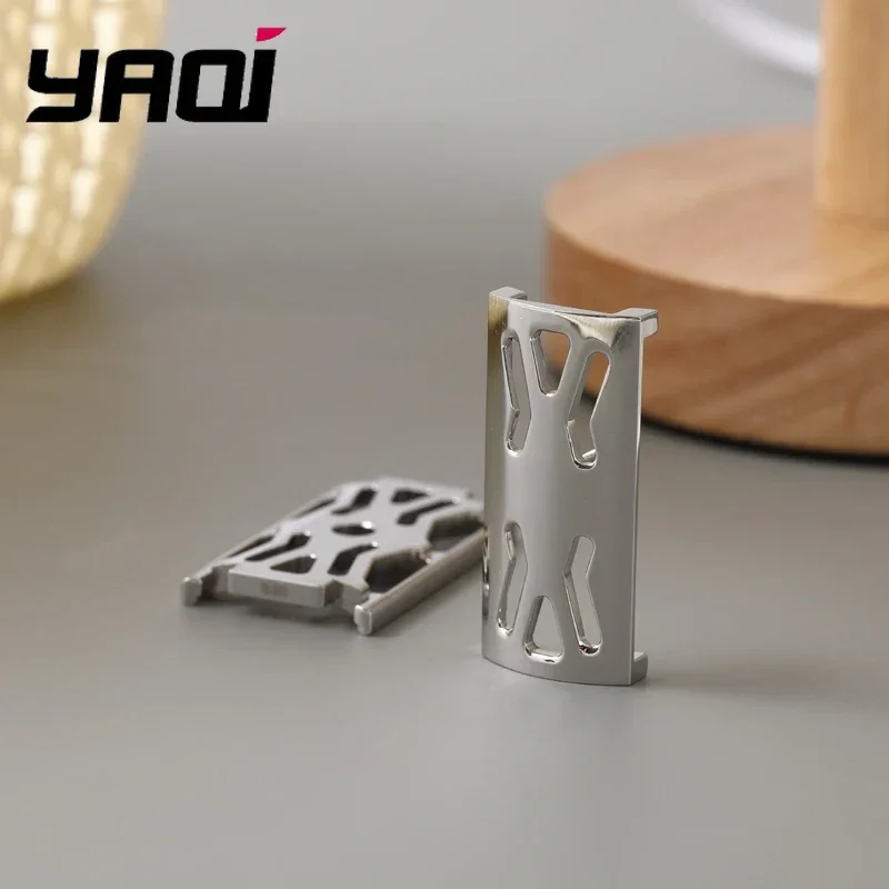 

YAQI Hollowed Sentinel ssp ( 316 Stainless Steel ）Polished Safety Razor Head For Men With 0.90mm Blade Gap