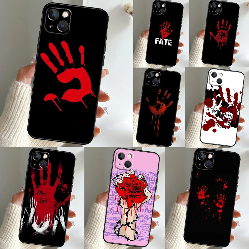 حافظة يد دموية لهاتف Honor Magic 5 6 7 8 Pro Honor X9c X9b X9a X8b X8a X8c 50 70 90 400 200 Lite Cover