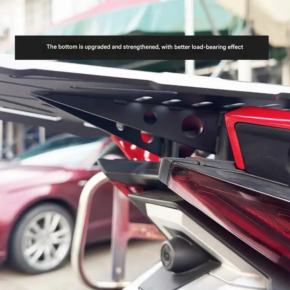 FOR ZONTES 368G One-Piece Molded Rear Motorcycle Rack Tailored for Specific Models Triangular Reinforced Load-Bearing Tail Frame