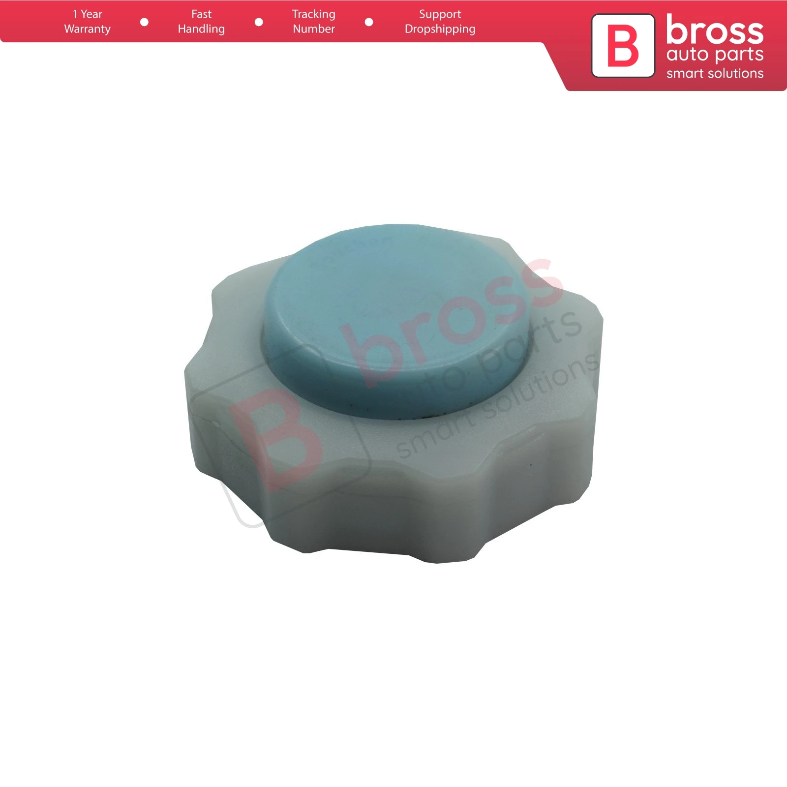 Bross Auto Parts BSP808 Radiator Coolant Expansion Tank Cap Lid 7700805032 BLUE  for Renault Alpine Fast Shipment Made in Turkey