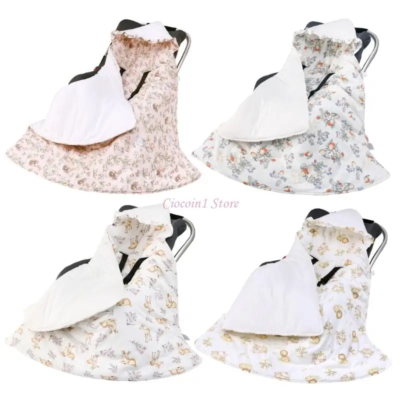 

Y1UB Lightweight Baby Safety Cover Cosy Double Sided Blanket Storage Solution