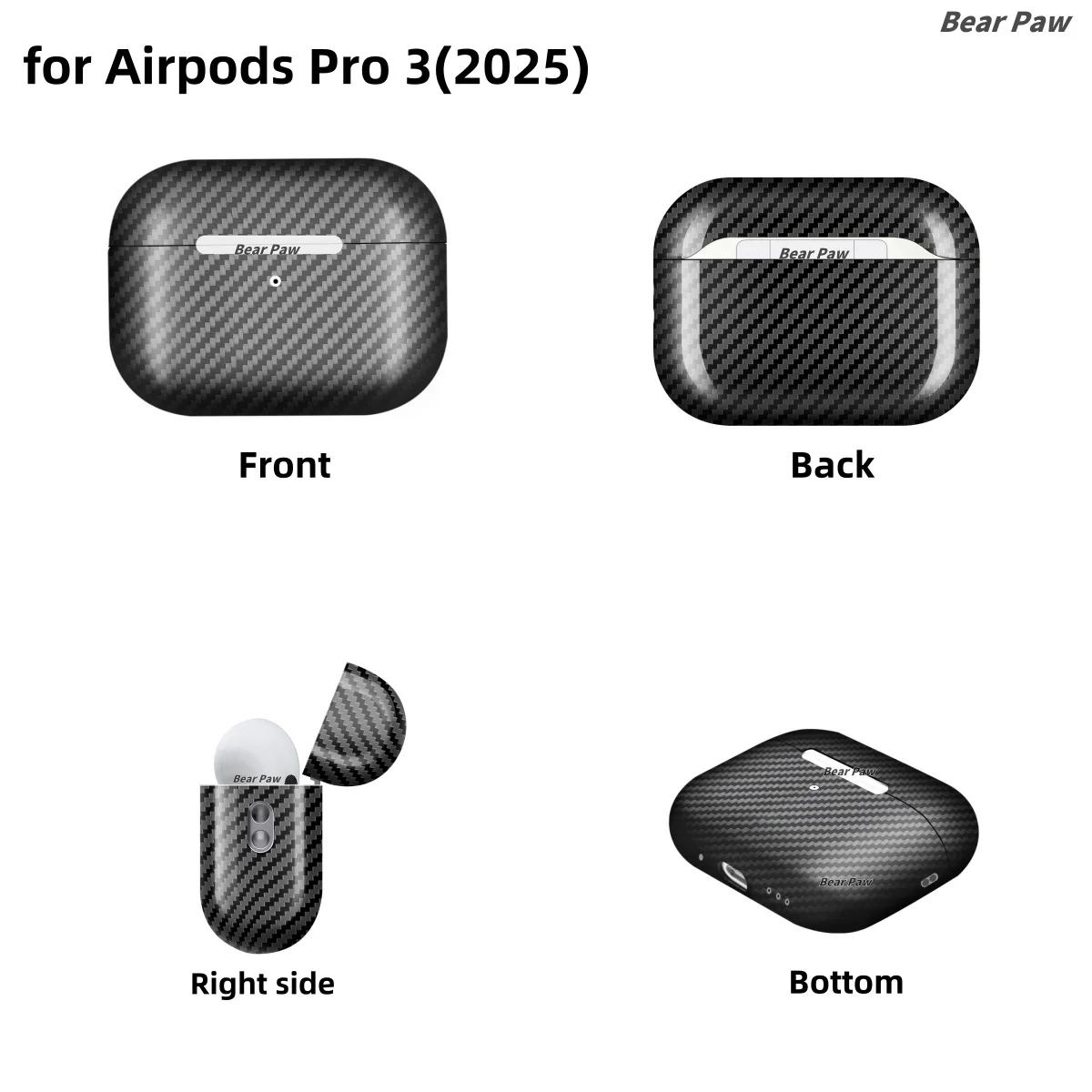 Aramid Case for Airpods Pro 3/Airpods 4/Airpods Pro 2 Ultra-thin Earphone Case Aramid Carbon Fiber Cover for airpods pro 2 3