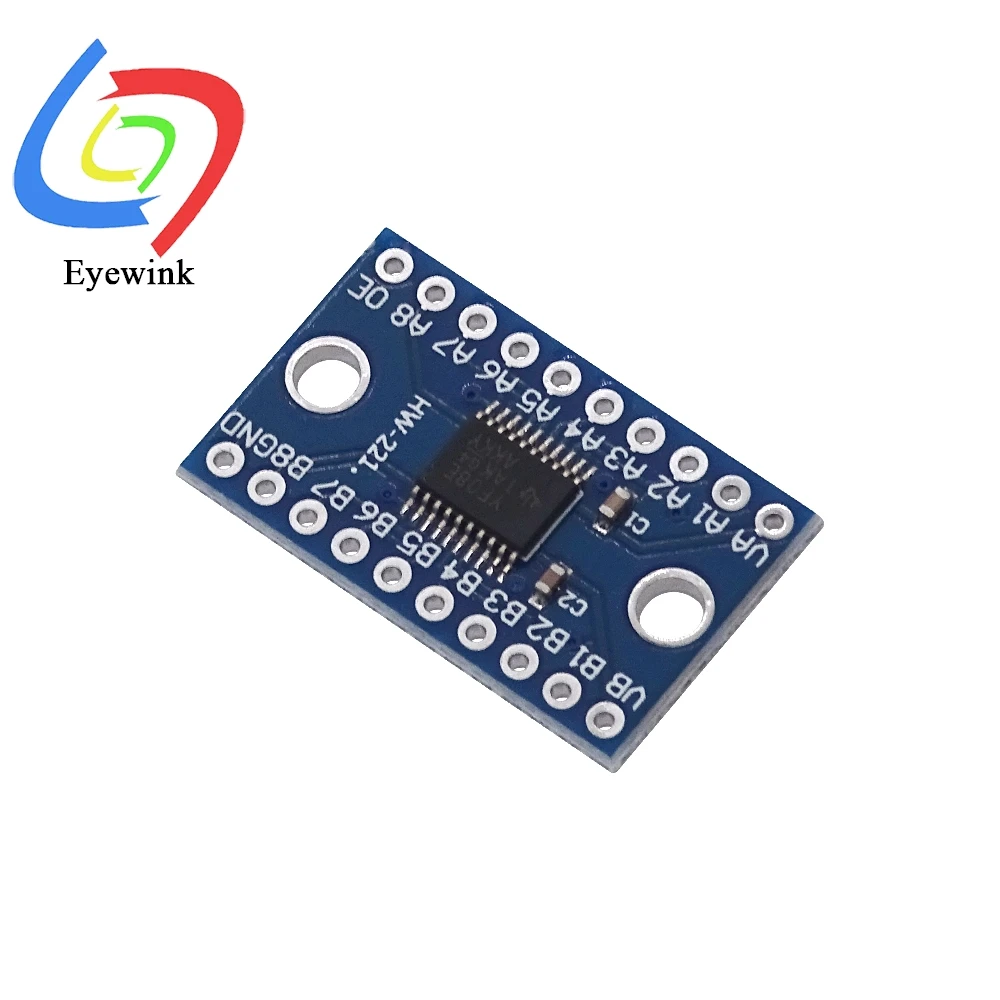 TXS0108E وحدة تحويل المستوى المزدوجة الكاملة عالية السرعة 8 بت محول جهد ثنائي الاتجاه