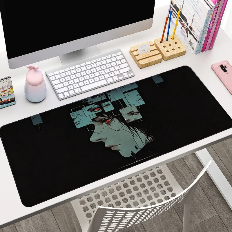 Colorful Mouse Pad Smooth Office Desk Mats Large Gaming Accessories G-Ghost in the Shell Anime MousePads Game Laptop Mousepad