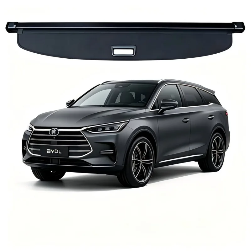 

Cargo Cover Trunk Privacy Shade Rear Security Partition Anti-Theft Shield Retractable Organizer for BYD Tang L 2025+