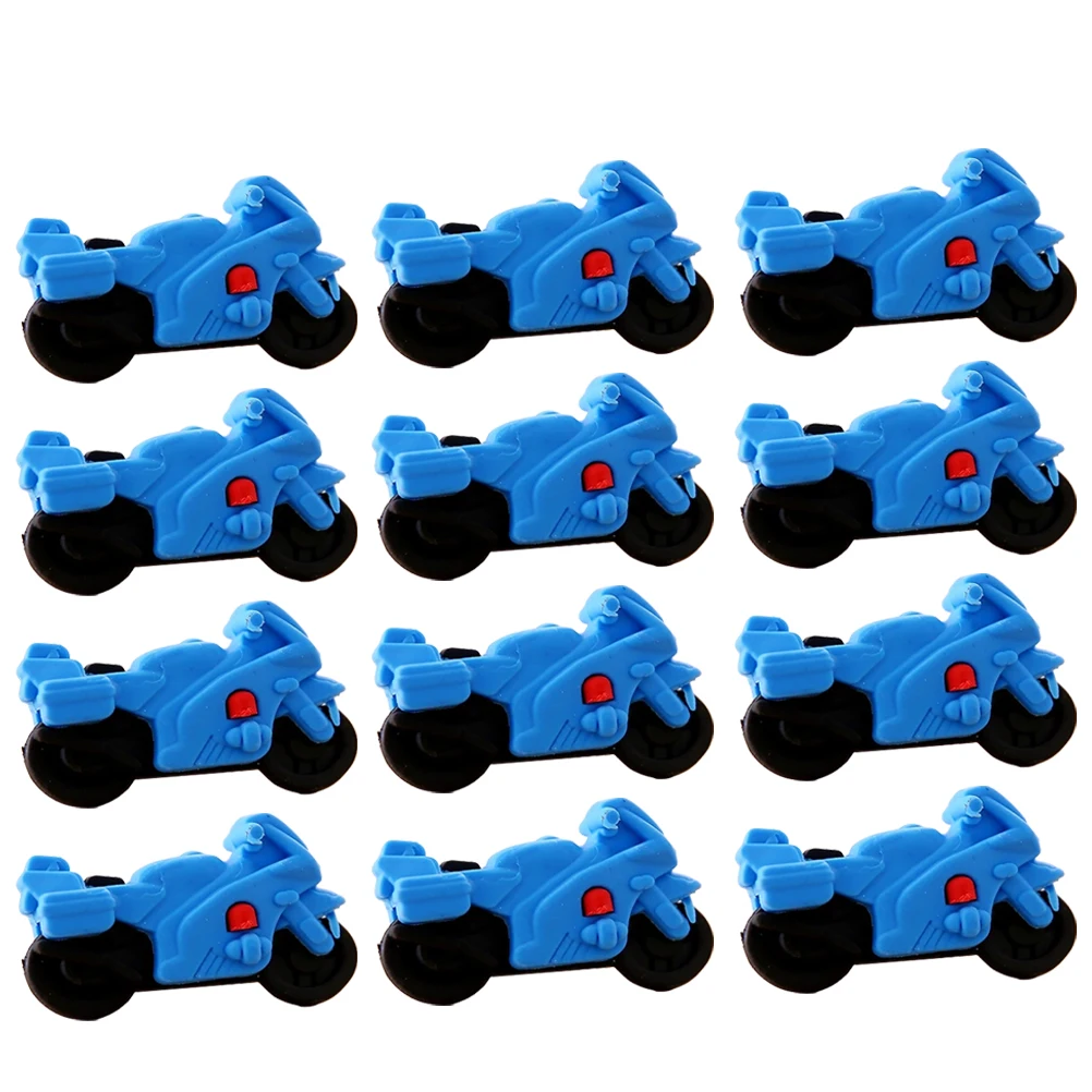 

Mini Cartoon Motorcycle Shaped Erasers for Kids Bulk Small Toddler Gifts Premium Rubber Safe Long Lasting Cute Design Student