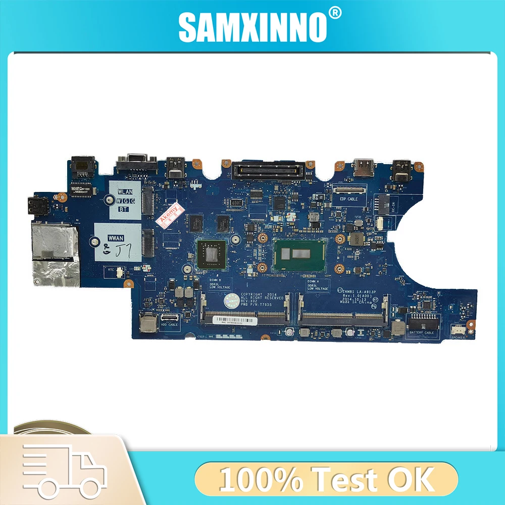 

For DELL Latitude E5550 5550 Laptop Motherboard LA-A913P 0H89GR 0M5HV7 0W4CTJ 0DWVYV 099NCH 0MTN7P Mainboard Tested OK