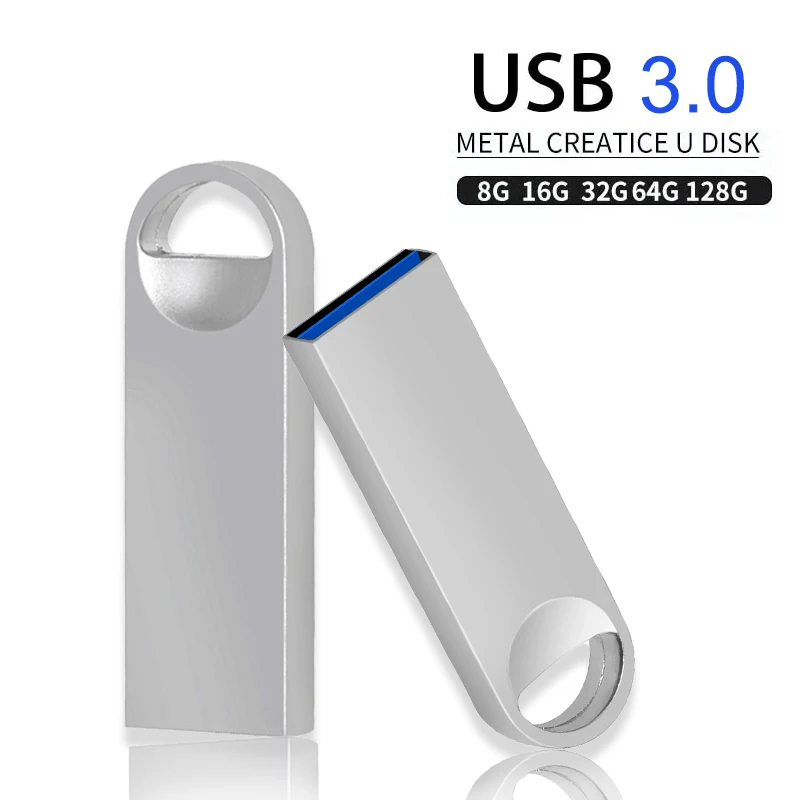 Pen drive impermeabile Super Mini usb flash Drive 8 GB 16GB 32GB metallo usb 3.0 flash stick pendrive 64GB per cle 128 gb