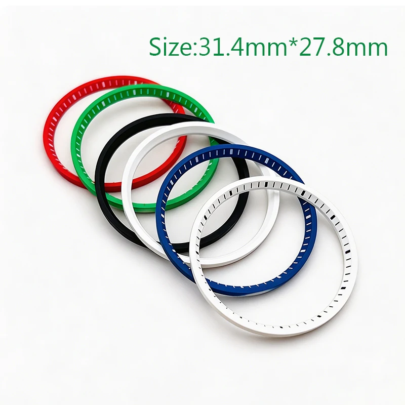 Mod 31.4mm Modify Plastic Watch Chapter Rings Fits Seiko 6105 6309 Turtle Captain Willard Samurai King Case Watch Repair Parts