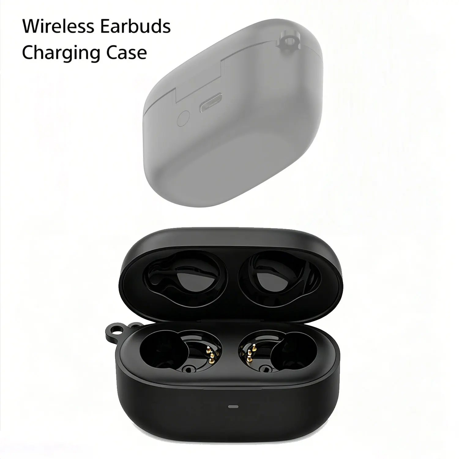 

Wireless Charging Earbuds Charging Case For Sony LinkBuds S Earbuds Replacement Charger Dock 590mAh with Type-C & Pairing Button